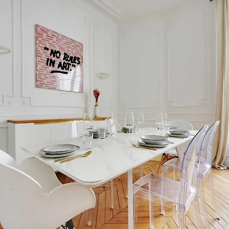 Elegant Appt 3bdr 5p - Arc De Triomphe Porte Maillot Appartement *